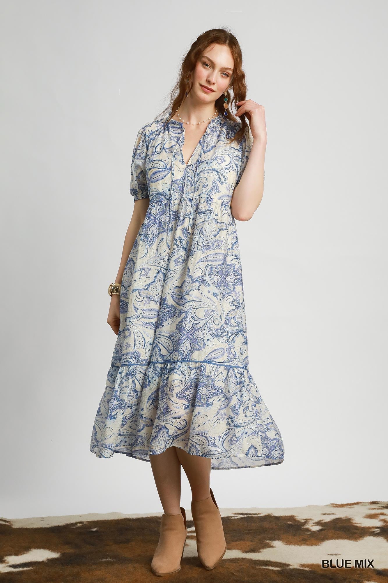 Paisley Midi Dress