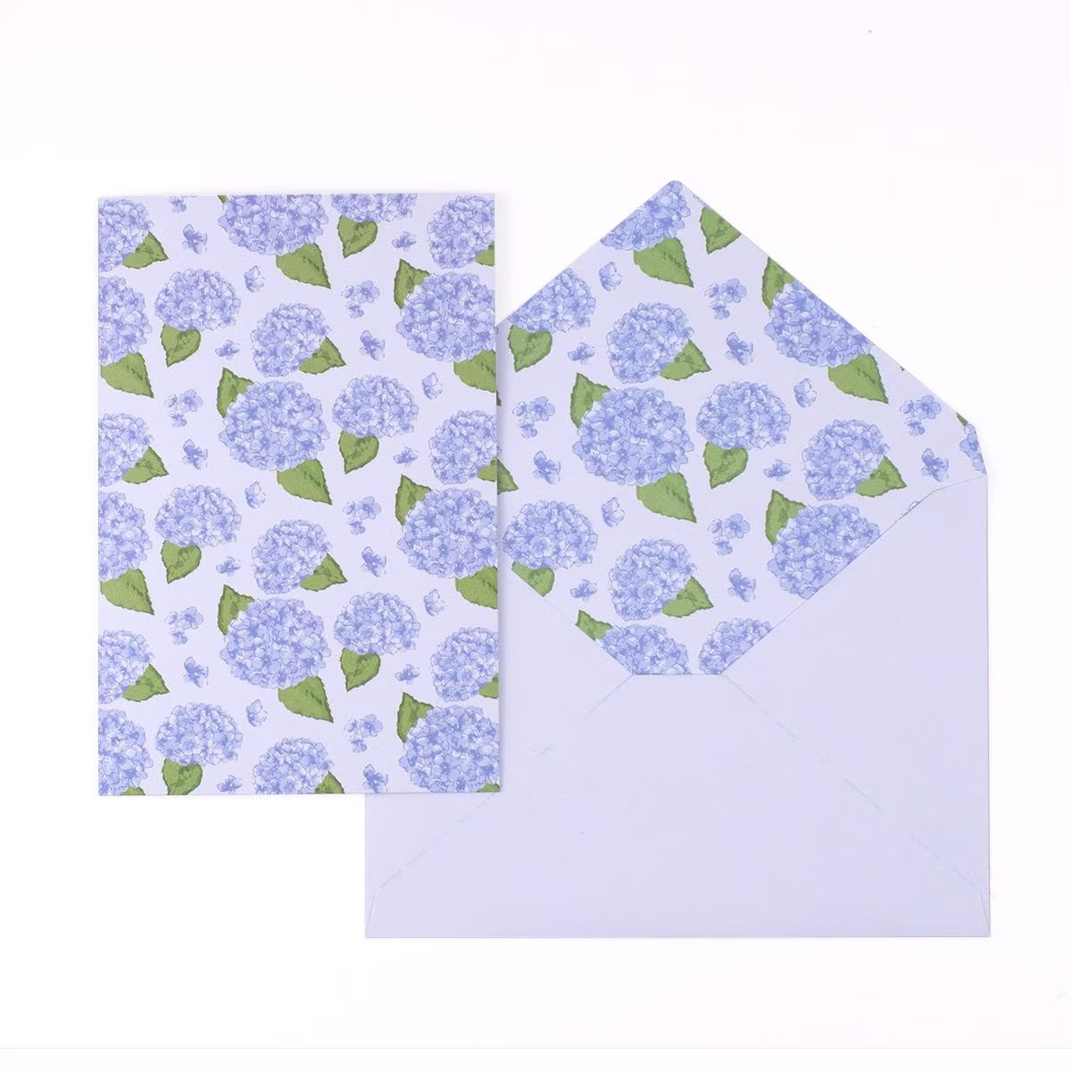 Hydrangea Stationary Set