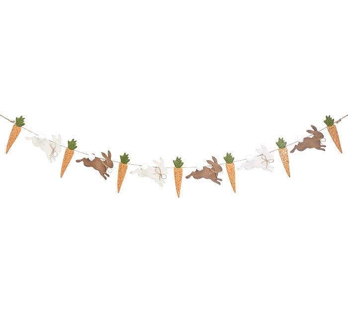 Bunnies and Carrot Garland