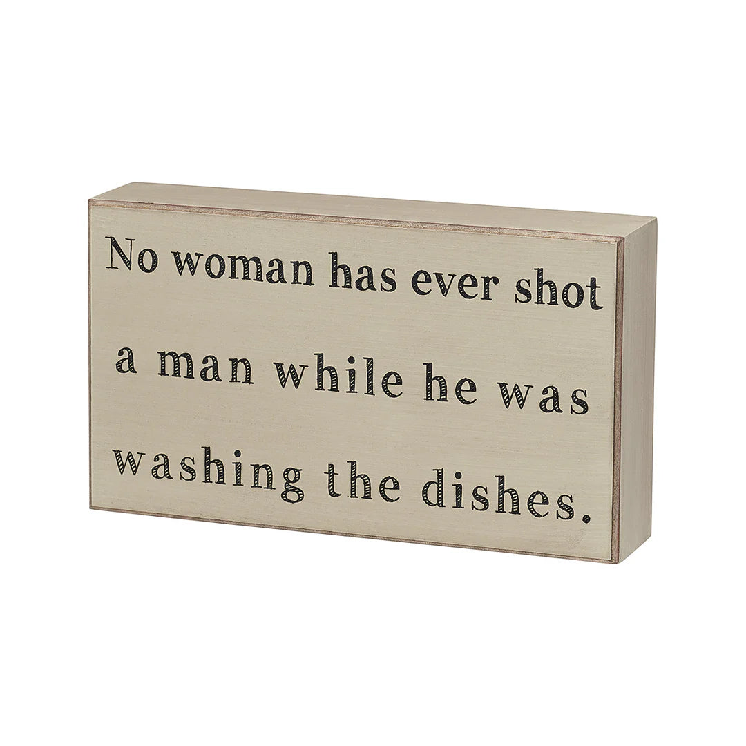 Washing Dishes Sign