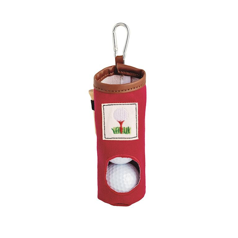 Green Embroidered Golf Keychain