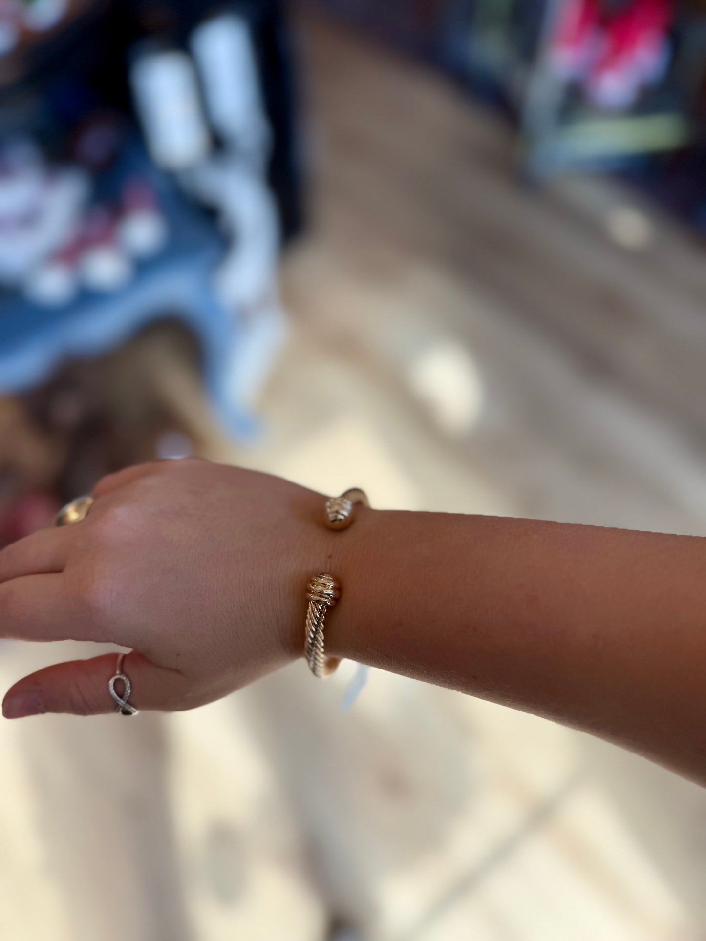 Twisted Gold Cuff