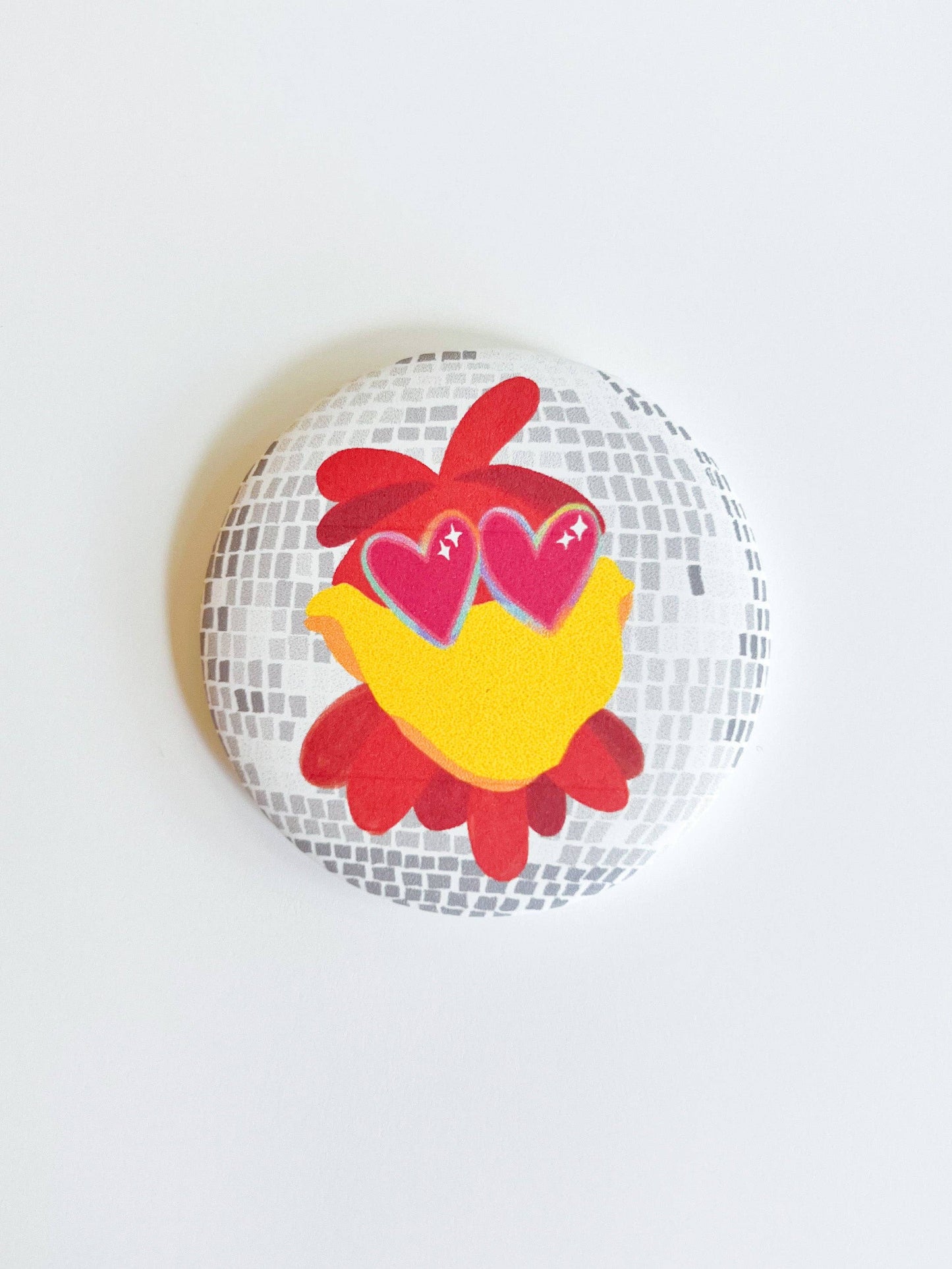 Disco Chicken Pin