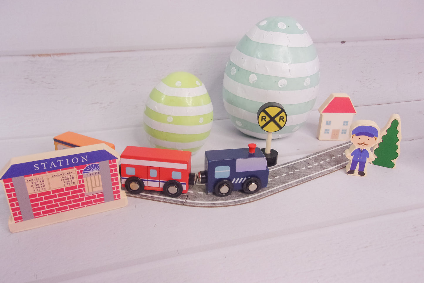 Train Wood Toy Set