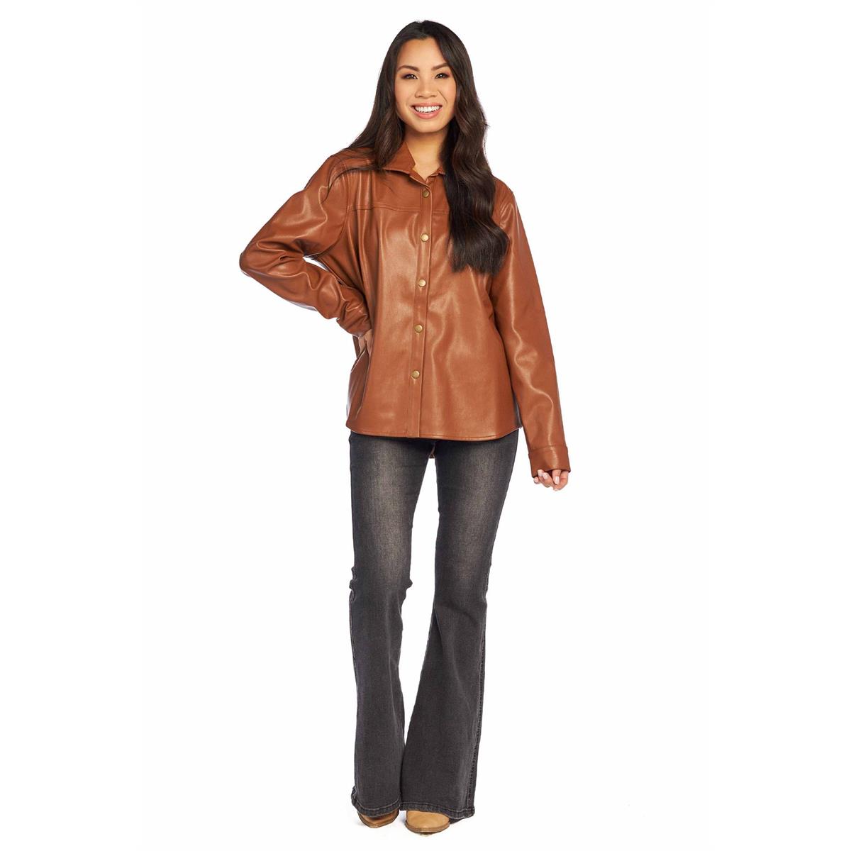 Salem Leather Shacket