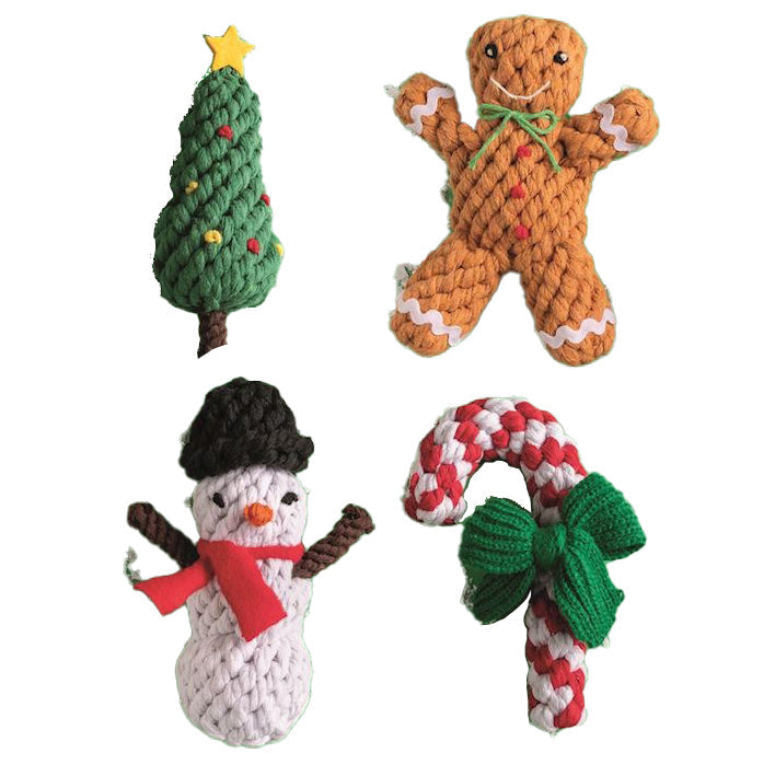 Christmas Tree Rope Toy