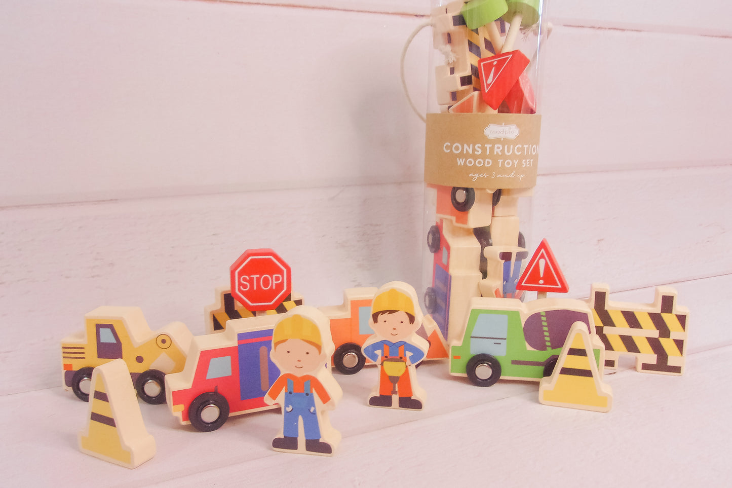 Construction Wood Toy Set