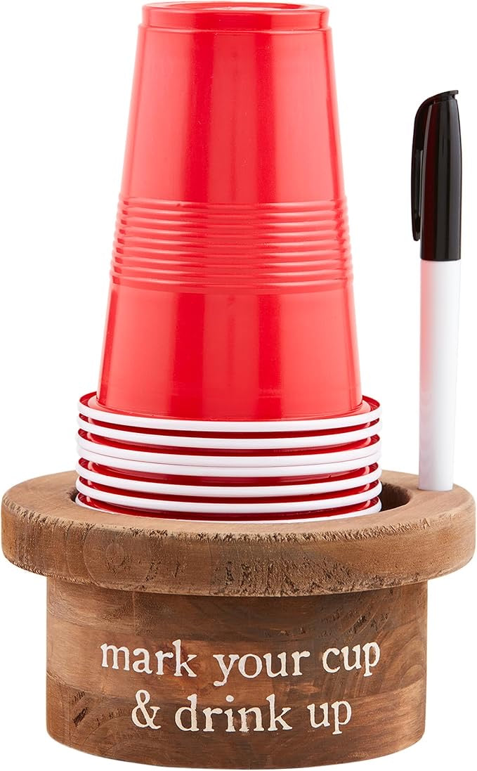 Disposable Cup & Marker Set