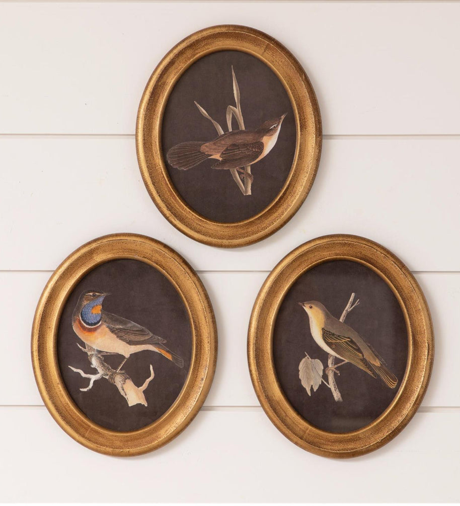 Framed Prints – Gold Birds