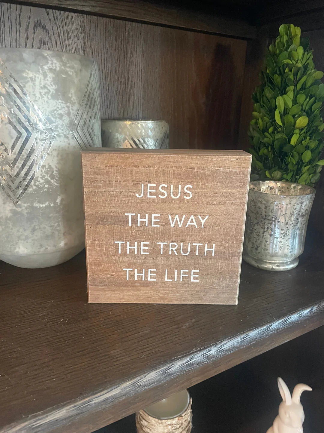 Jesus is the way box sign