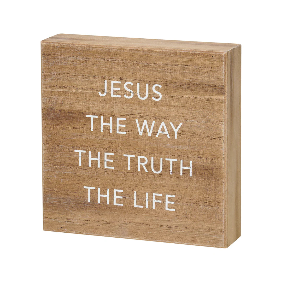 Jesus is the way box sign