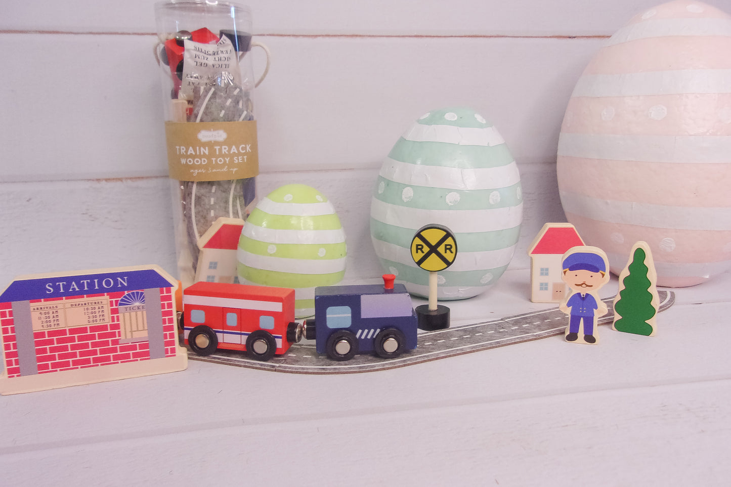 Train Wood Toy Set