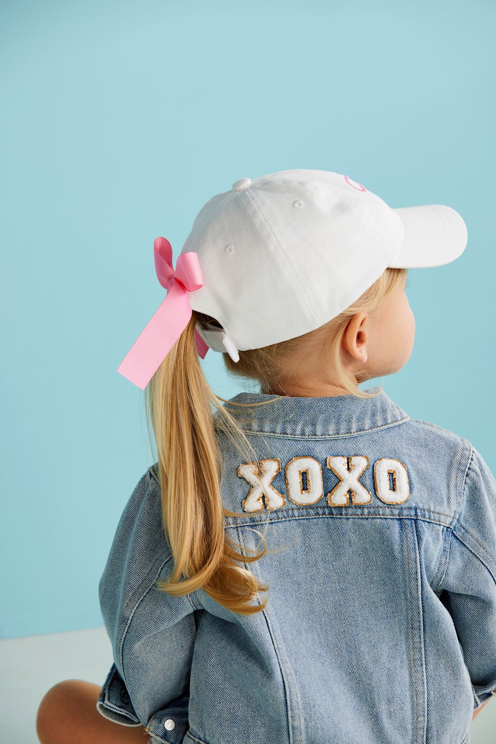 Embroidered Bow Cap