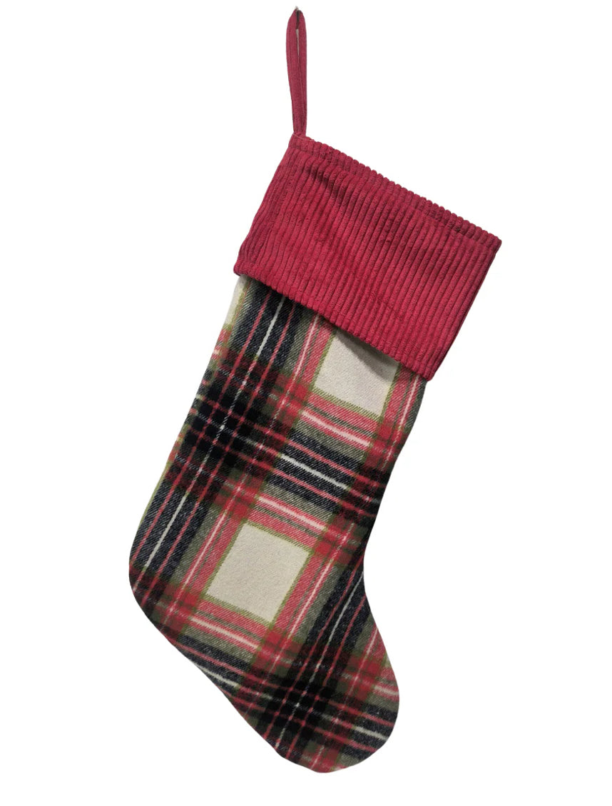 Assorted Plaid Stockings