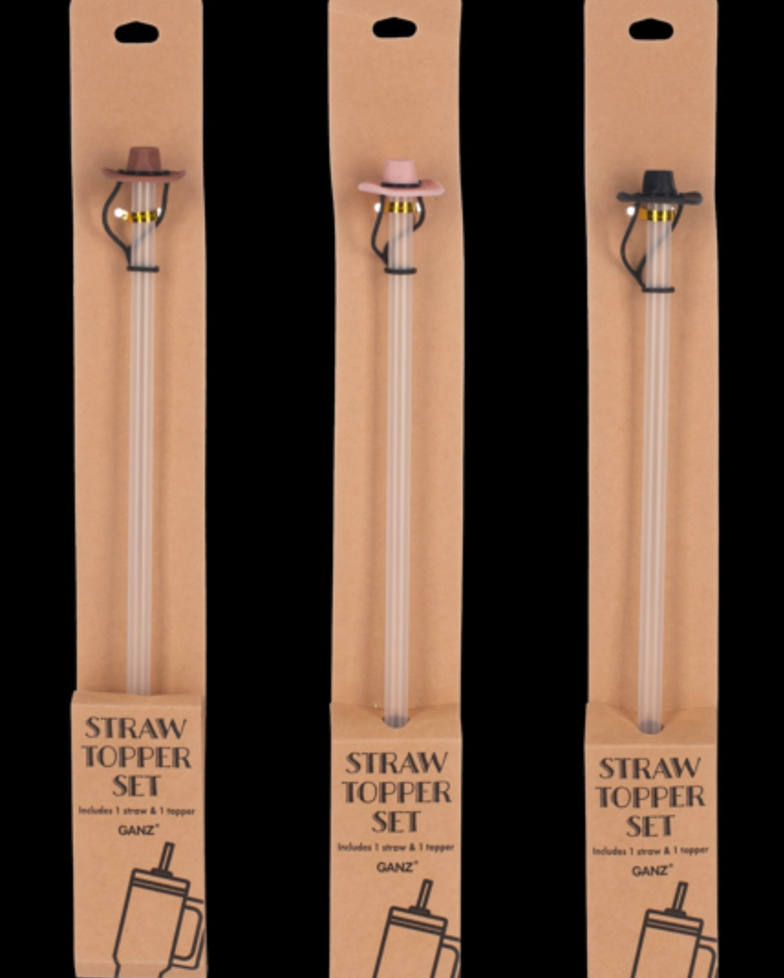 Cowboy Hat Straw Topper