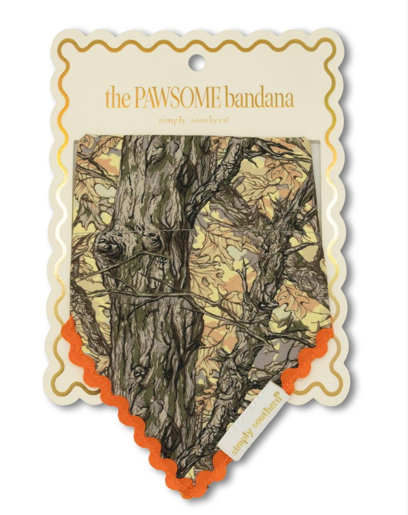 Tree Camo Pet Bandana