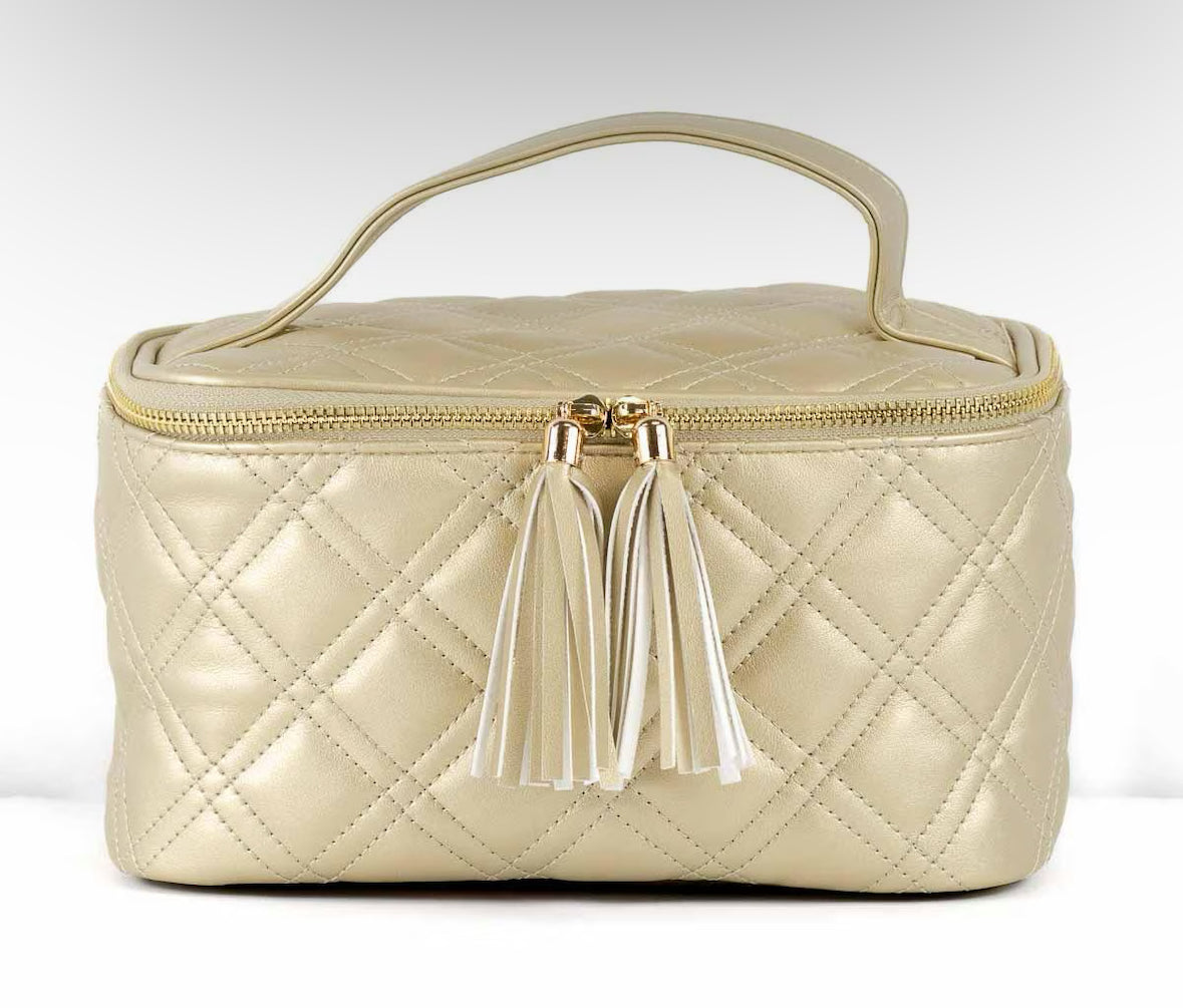 Brighton Quilted Train Case