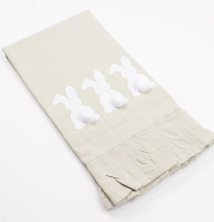 Bunny Ruffle Towel