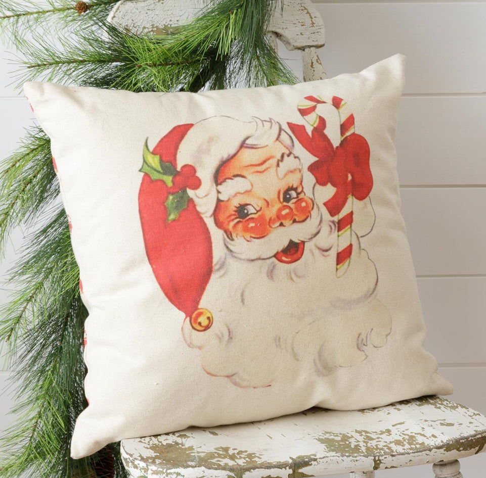 Vintage Santa – Throw Pillow
