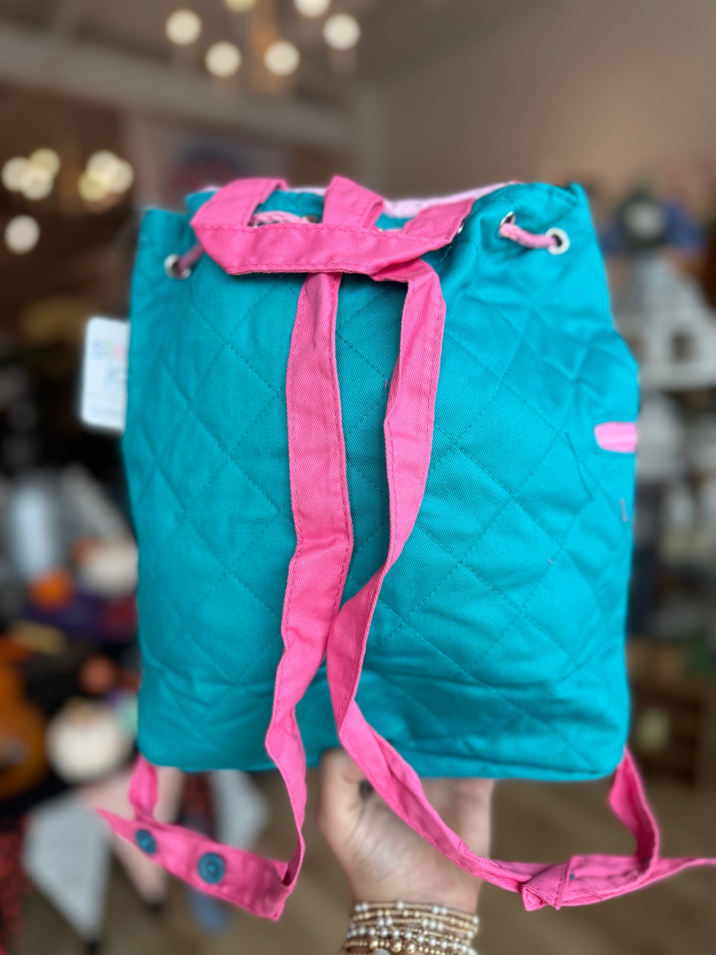 Quilted Backpack — Butterfly