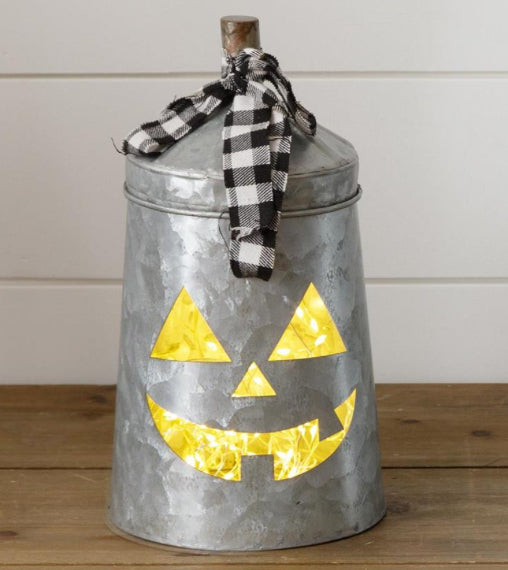 Oil Can Jack-o-Lanterns