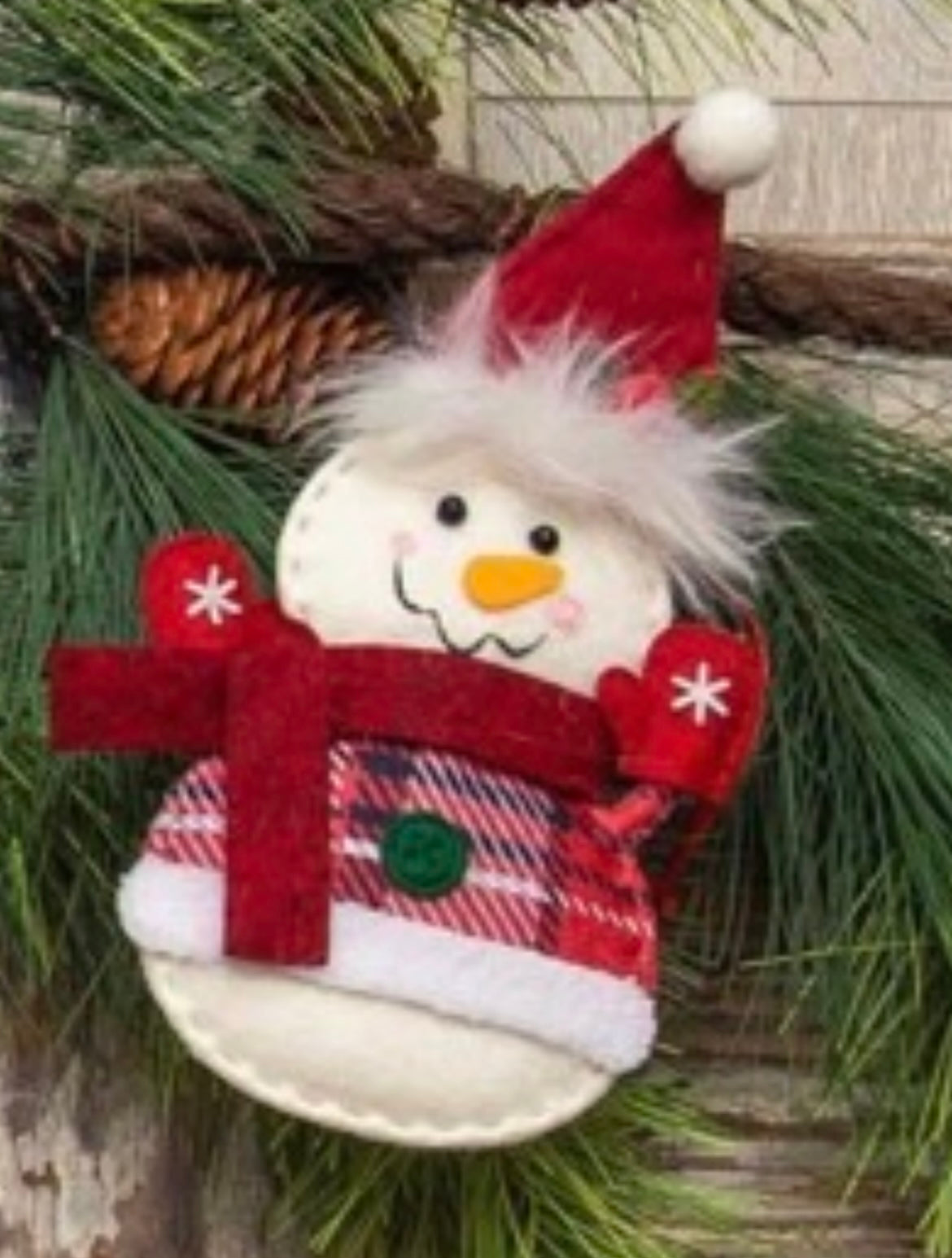 Assorted Felt Snowmen Ornaments