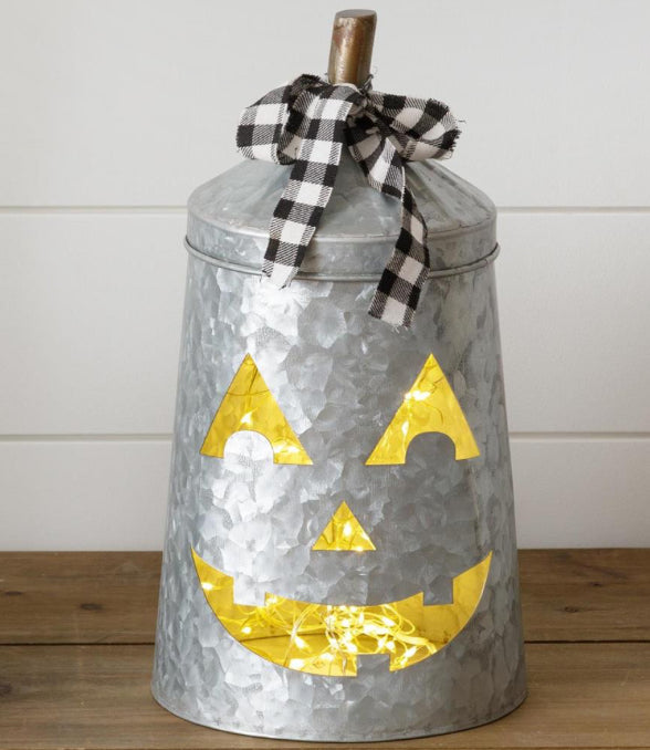 Oil Can Jack-o-Lanterns