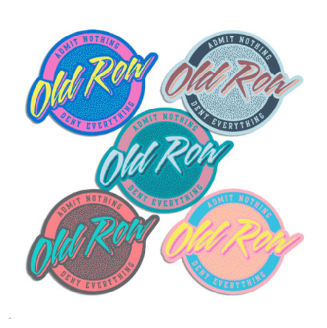 Old Row Logo Stickers