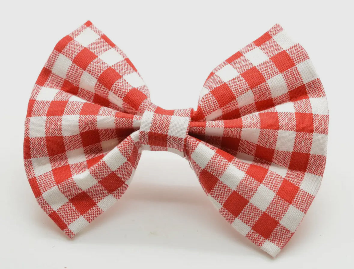 Gingham Pet Bowtie