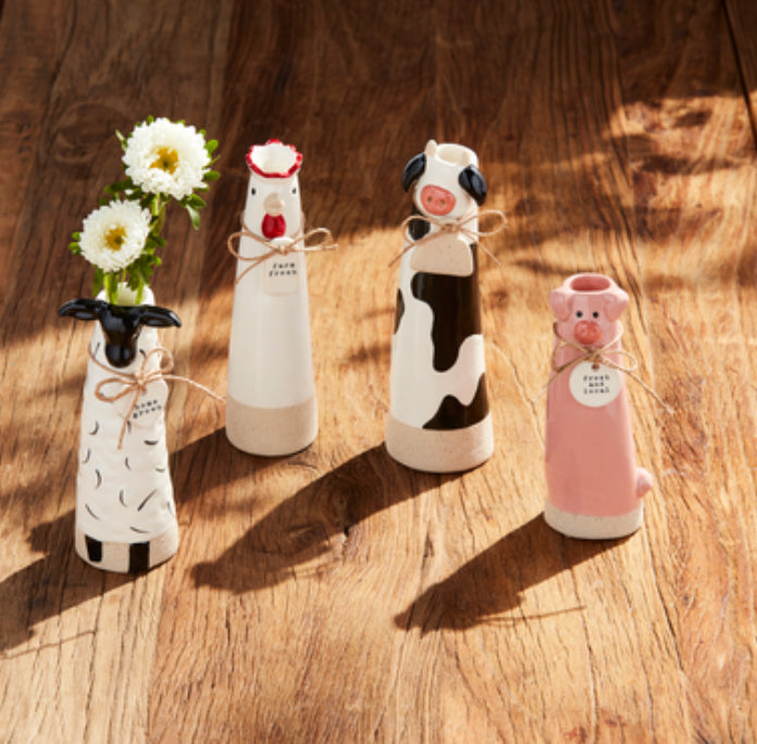 FLC Farm Animal Vases