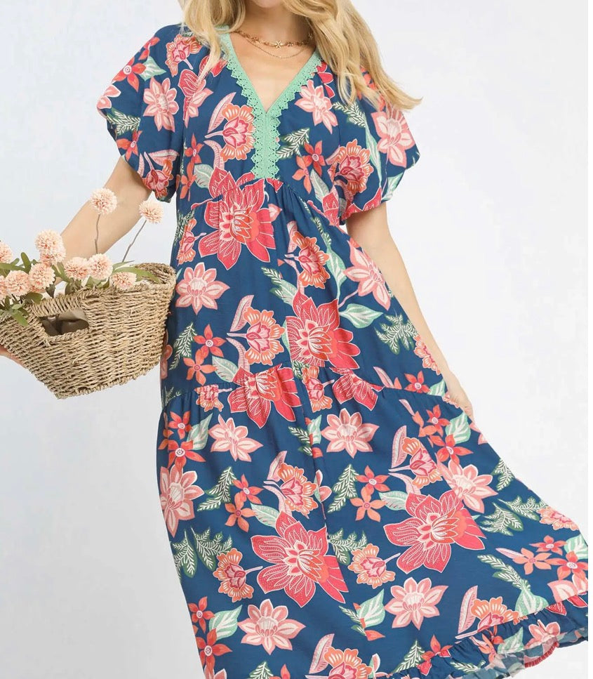 Floral Midi Dress