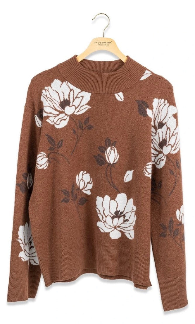 Lotus Floral Sweater