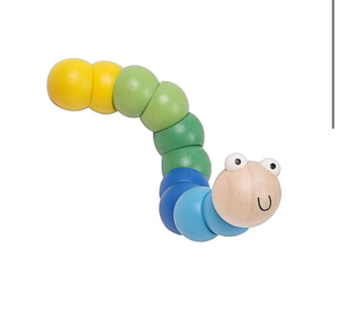 Wooden Twisty Worm