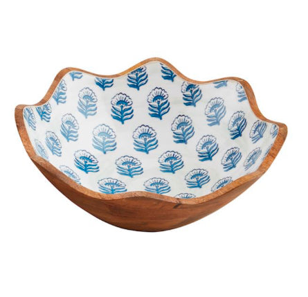 Blue Block Print Bowls