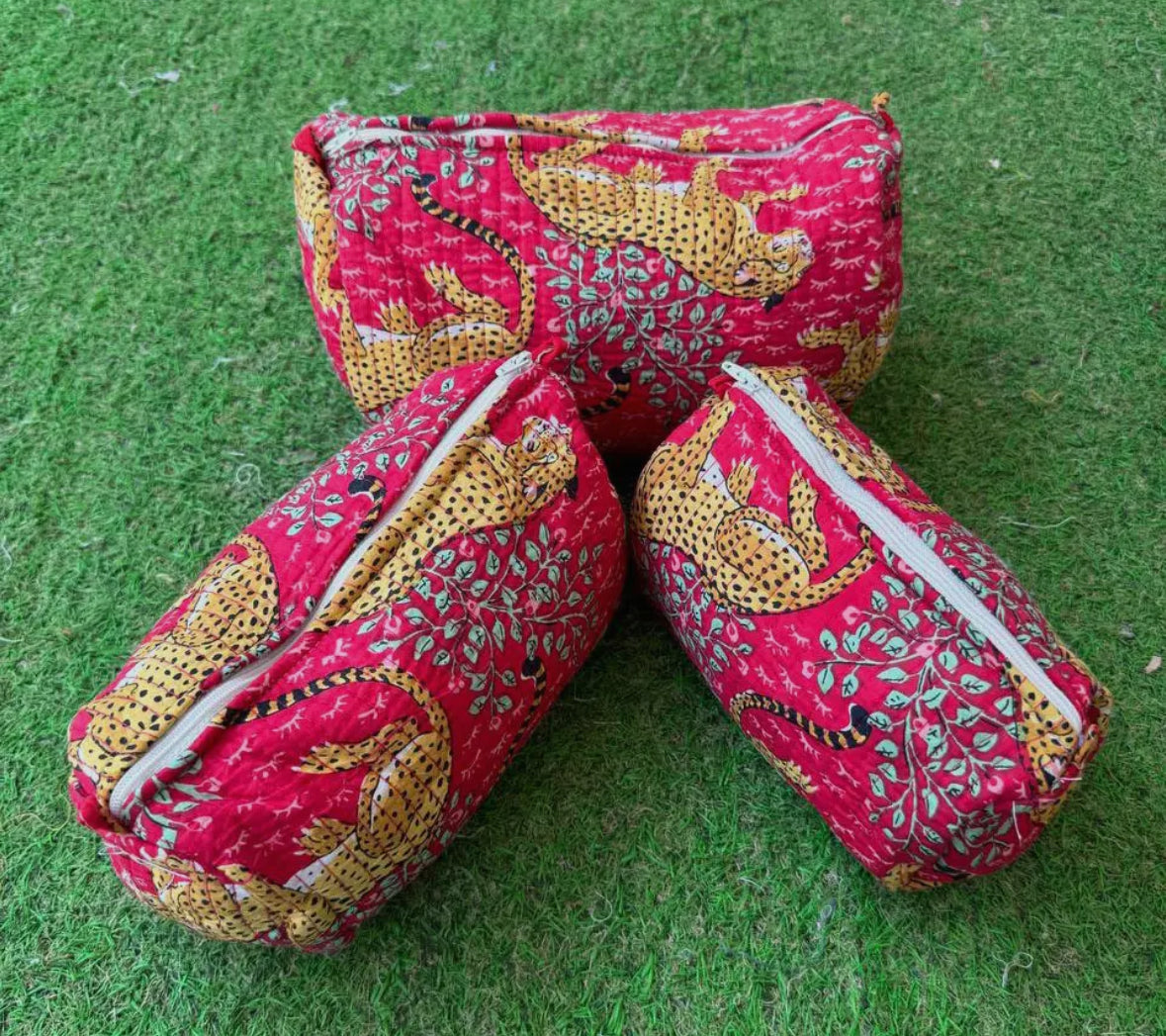 Quilted Cosmetic Bags