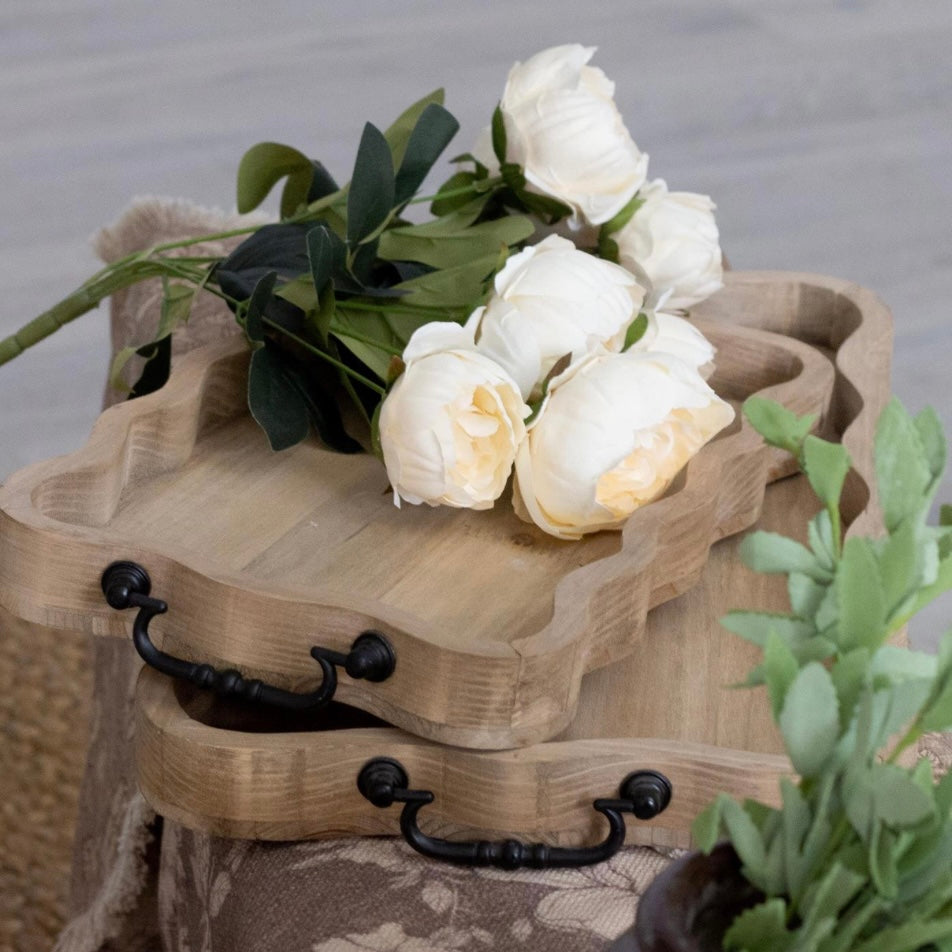 Scalloped Trays
