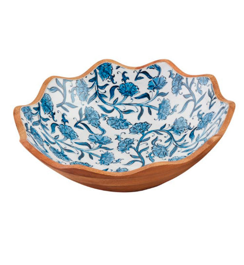 Blue Block Print Bowls