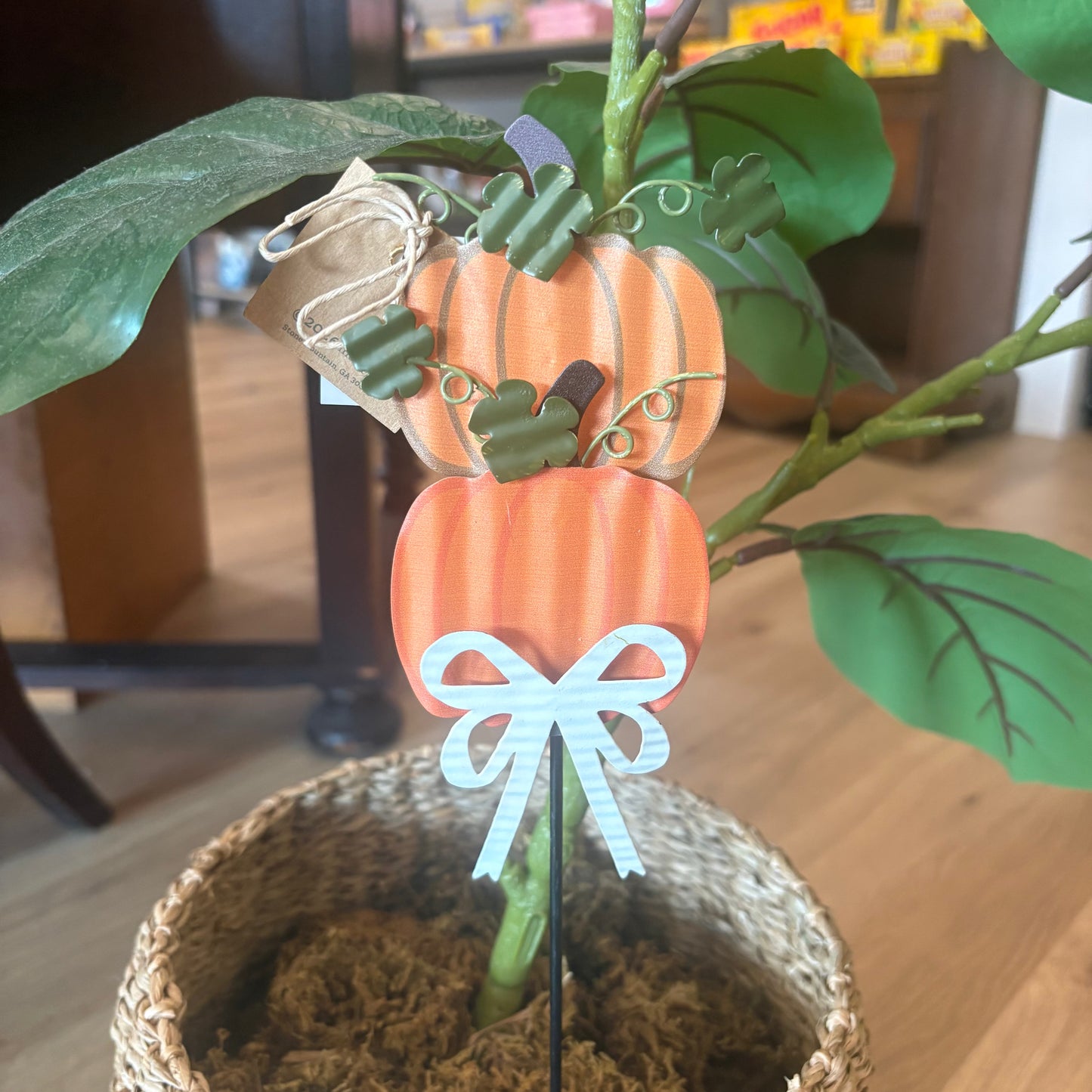 Fall Chinoiserie Plant Stakes