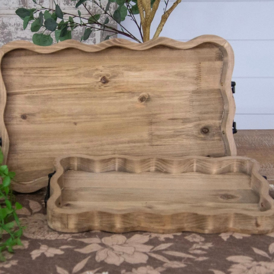 Scalloped Trays