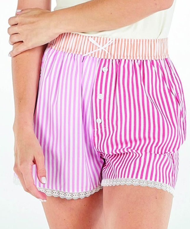Serena Color Block Shorts