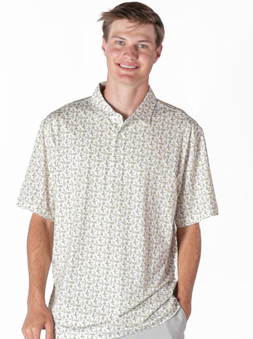 SS Duck Print Polo