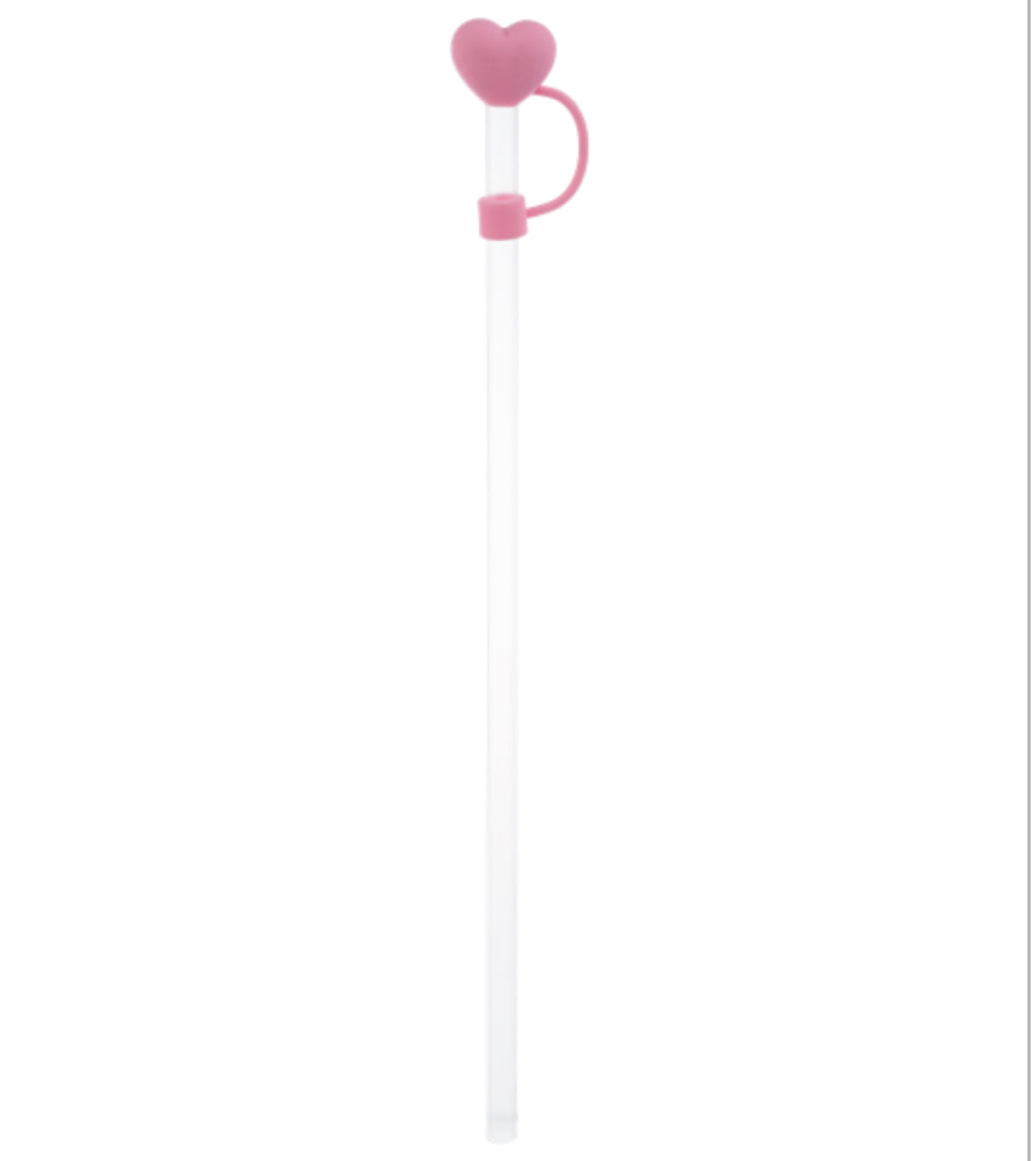 Heart Straw Topper Sets