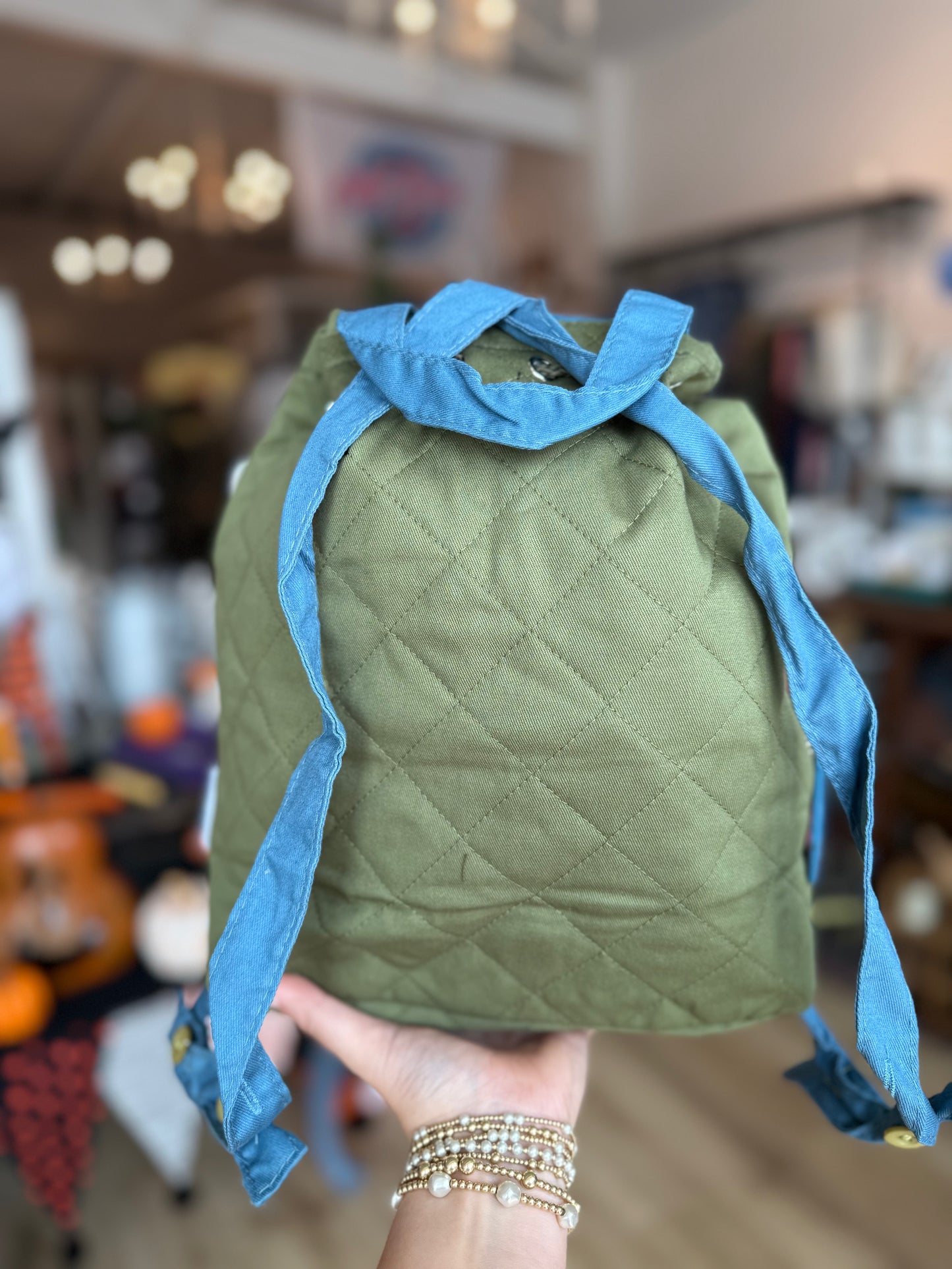 Quilted Backpack — Farm