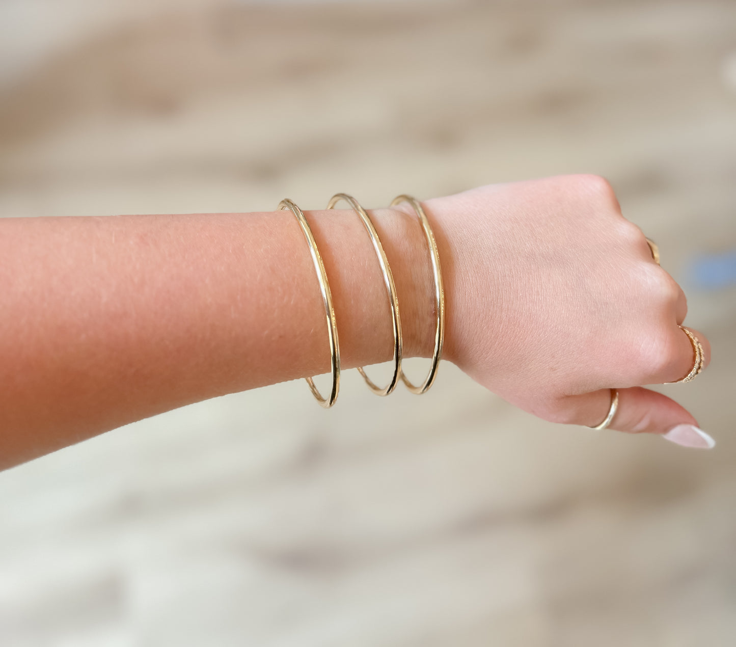 Stainless Steel Bangle Set