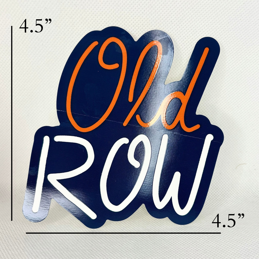 Old Row– Neon Lights Sticker