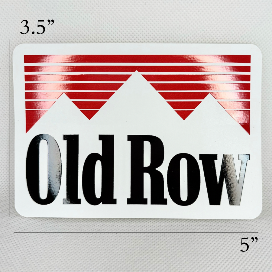 Old Row– Marlboro Sticker