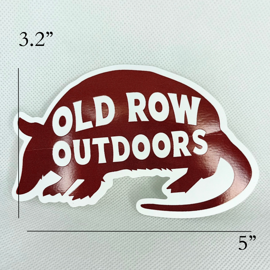 Old Row– Armadillo Sticker