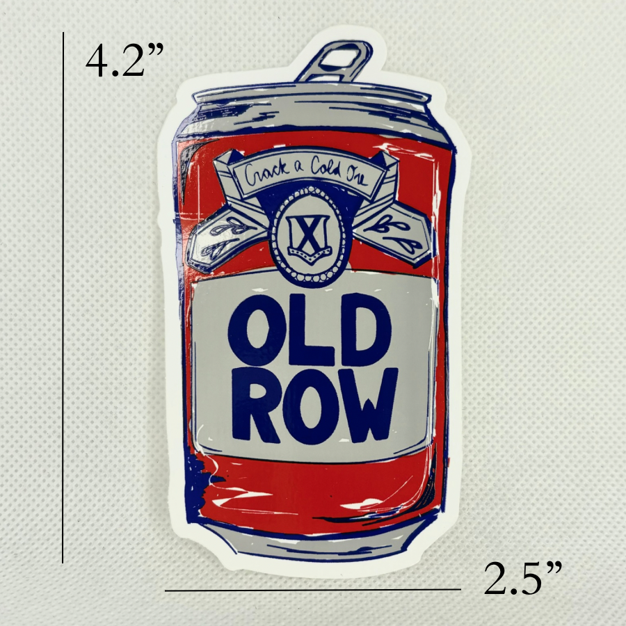 Old Row– Budweiser Sticker