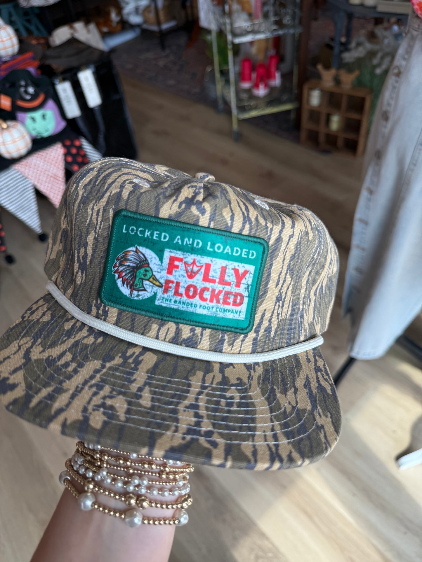 Fully Flocked Snapback Hat