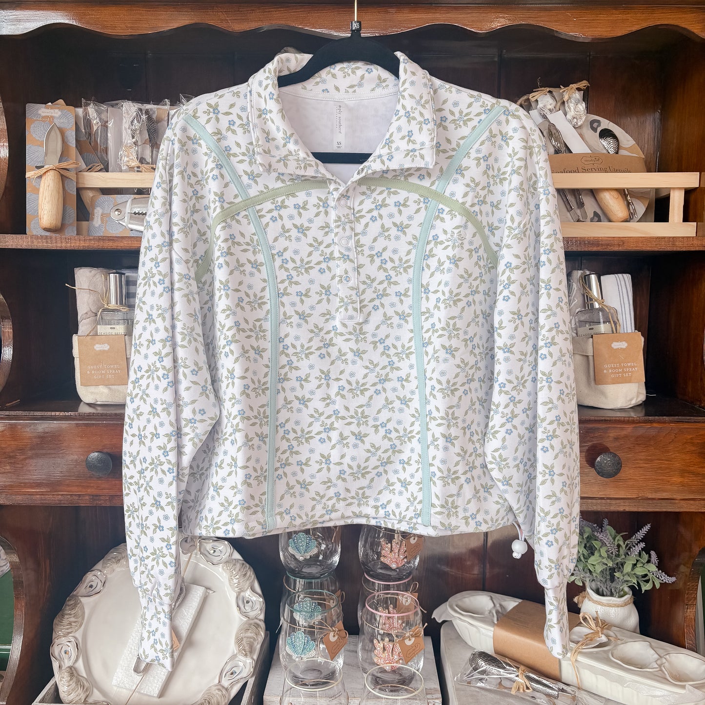 SS Poppy Floral Pullover